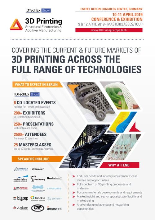 3D Printing Europe2019 Pamphlet